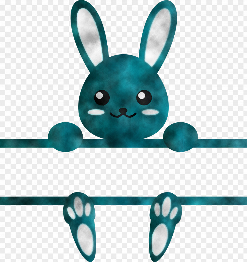 Bunny Frame Easter Day PNG