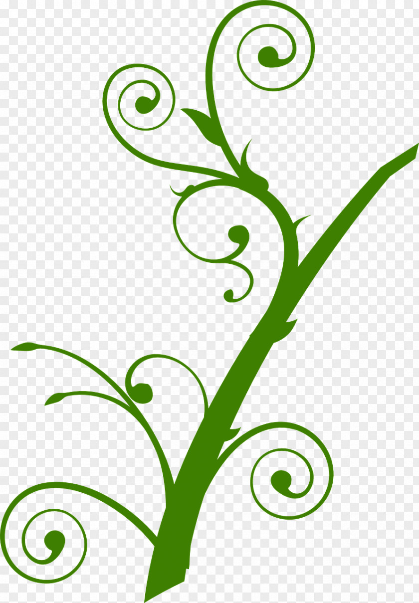 Flower Vine Branch Tree Clip Art PNG