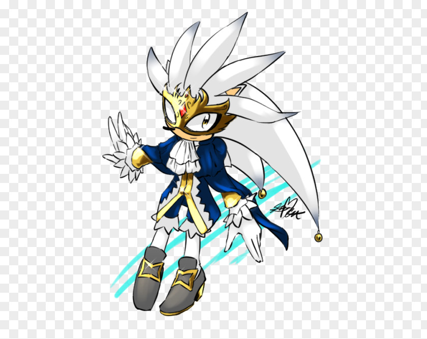 Folk Costume Sonic The Hedgehog Espio Chameleon Silver PNG