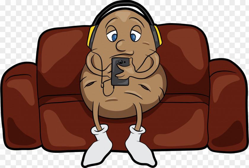 Potato Beer Couch Clip Art PNG