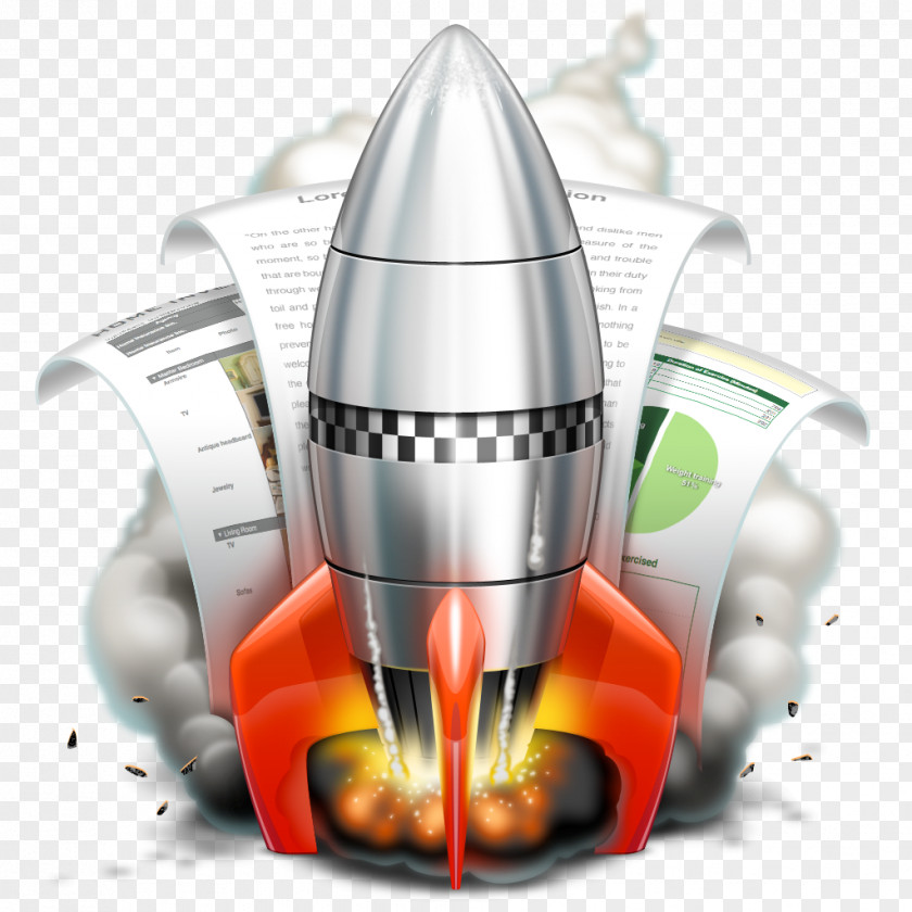 Rockets Icon Design MacOS PNG