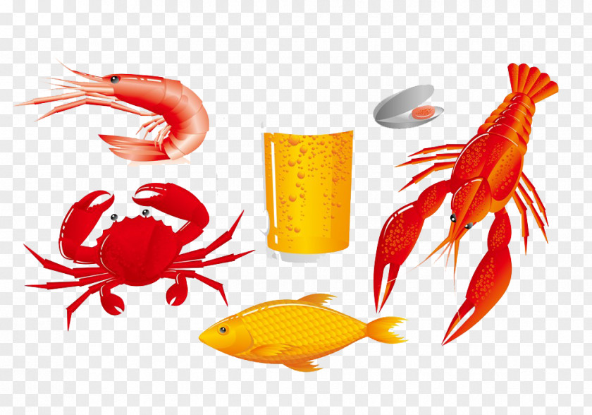 Seafood Lobster Fish Clip Art PNG