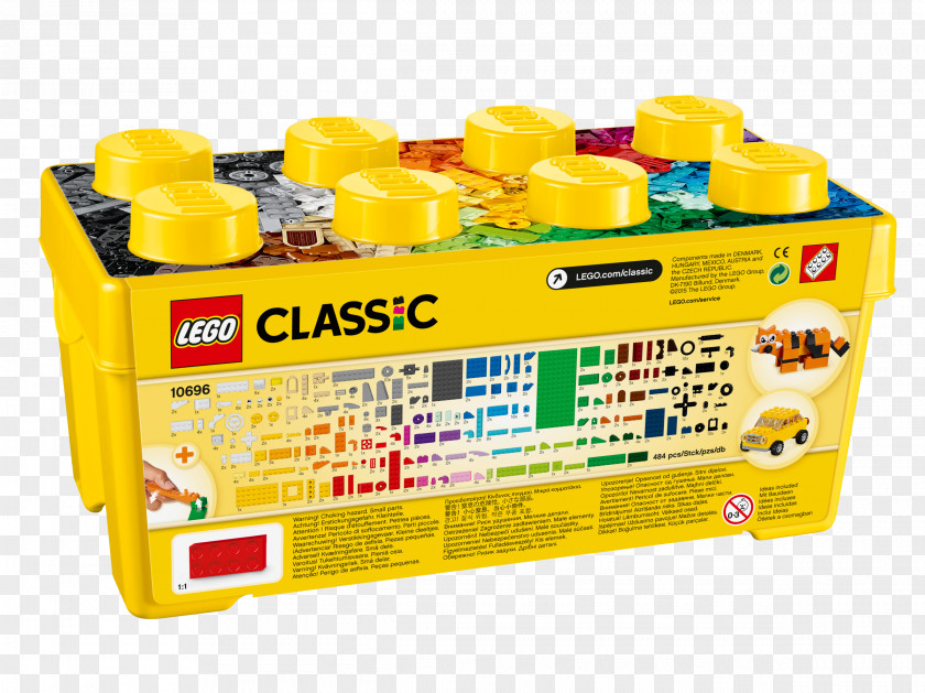 Toy LEGO 10696 Classic Medium Creative Brick Box Block Amazon.com PNG