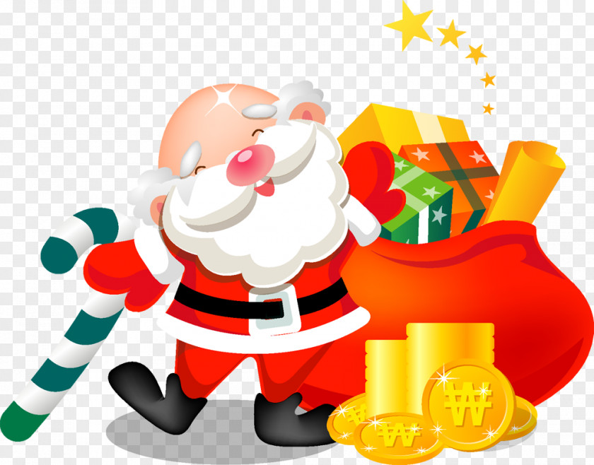 Bonbones Santa Claus Rudolph Christmas Clip Art PNG