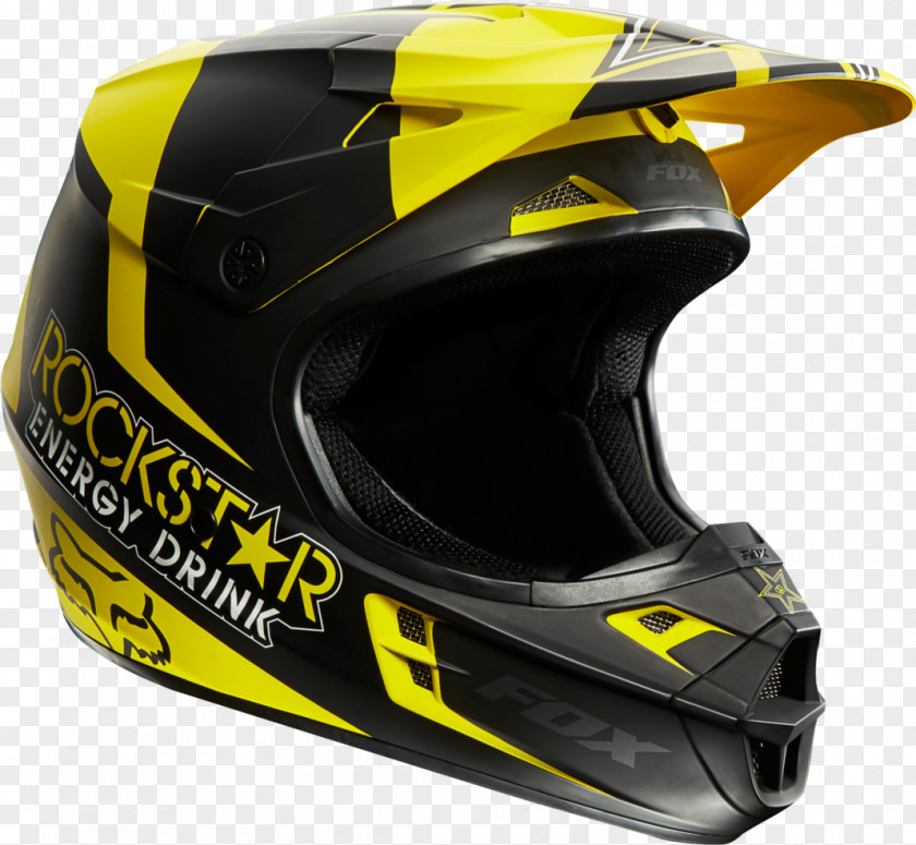 Fox Motocross Motorcycle Helmets Bicycle Racing PNG