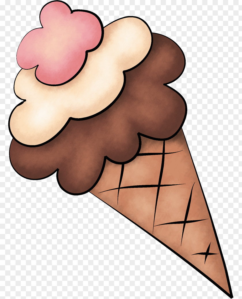 Hand-painted Ice Cream Sundae Clip Art PNG