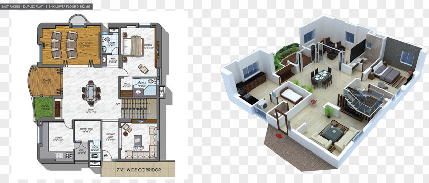 House Floor Plan NCC Urban Gardenia PNG