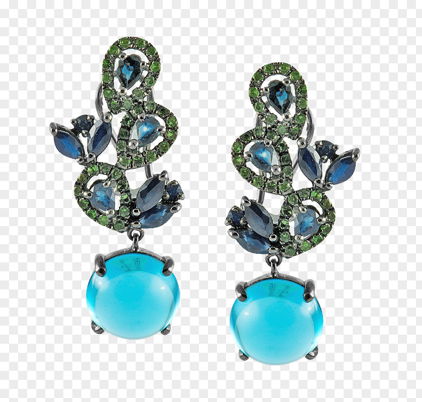 Jewellery Turquoise Earring Body PNG