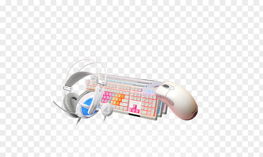 Mouse And Keyboard Computer Microphone Headphones Desktop PNG