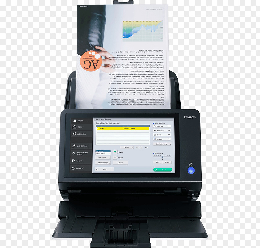 Scanner Image Document Canon Workflow Printer PNG