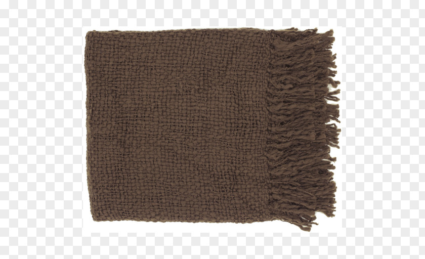 Surya Mobiles Wool Tufts University Blanket Acrylic Fiber Brown PNG