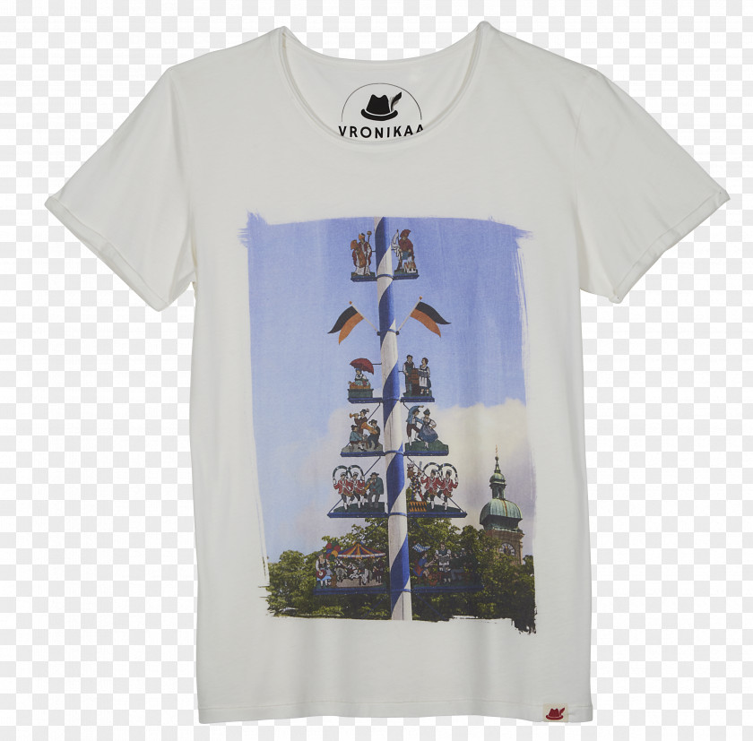 T-shirt Viktualienmarkt Sleeve Maypole Font PNG
