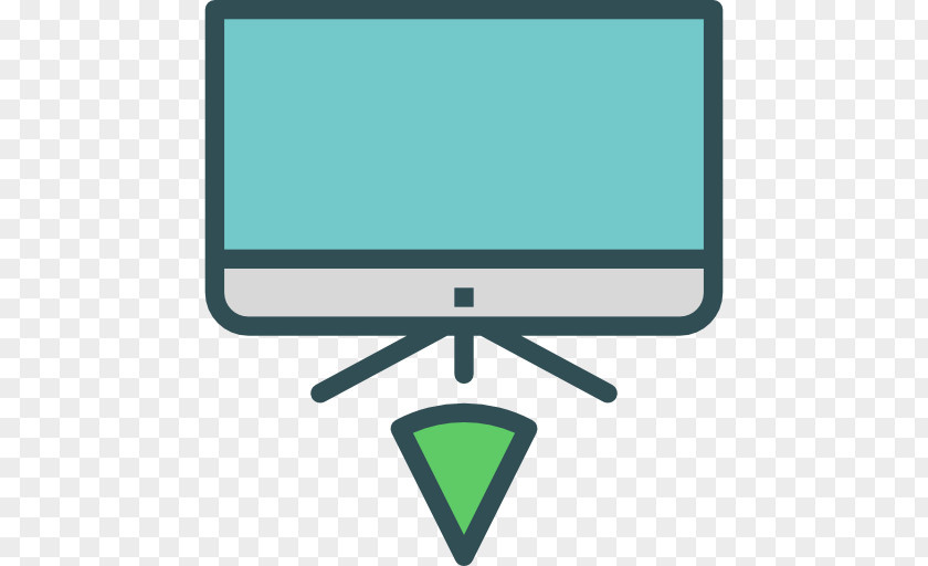 TV Computer Monitor Television Display Device Icon PNG