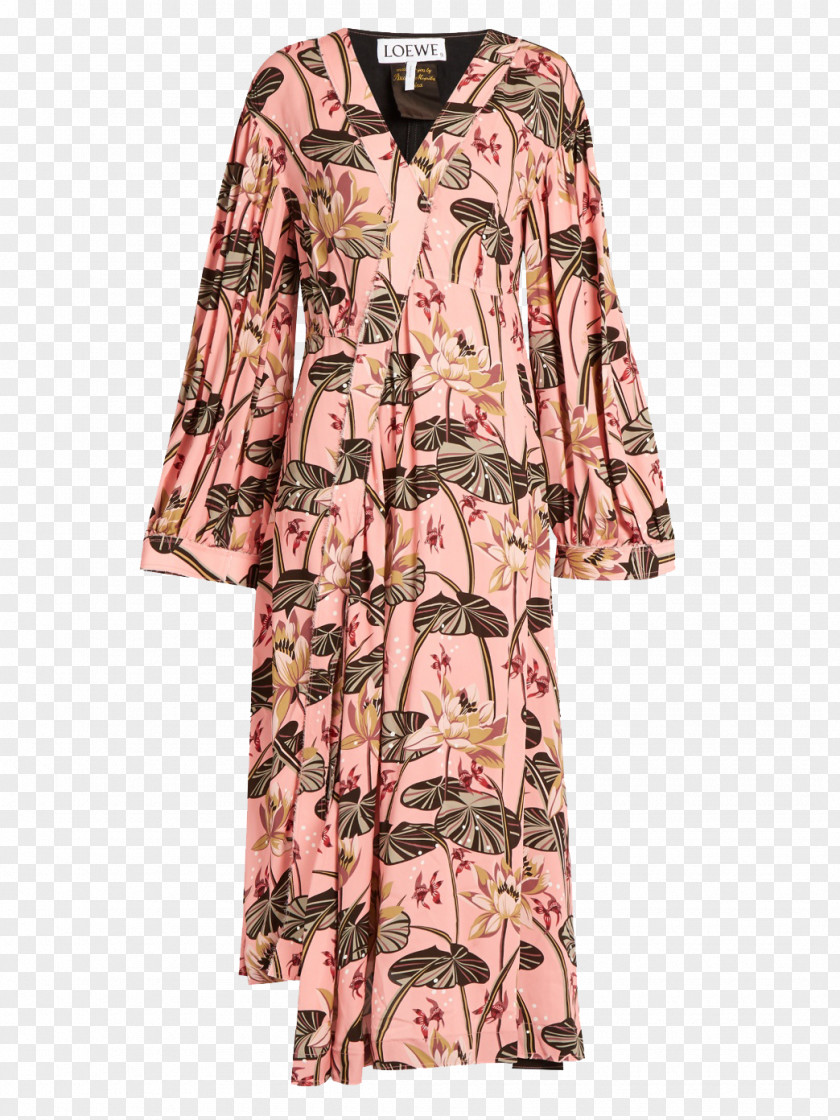 Dress Maxi LOEWE Sleeve Clothing PNG