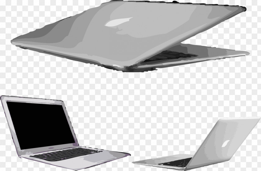 Vector Apple Macintosh MacBook Air Laptop Netbook PNG
