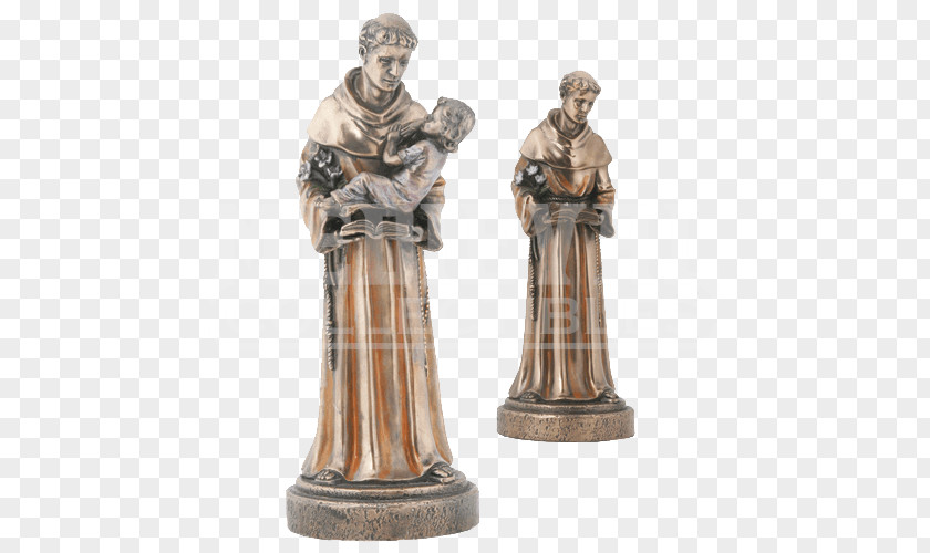 Anthony Of Padua Statue Figurine Classical Sculpture Child Jesus PNG