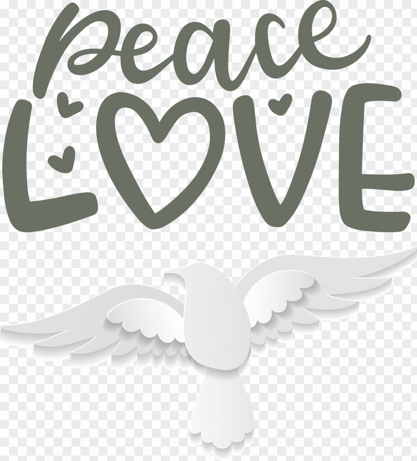 Birds Cartoon Logo Text Heart PNG