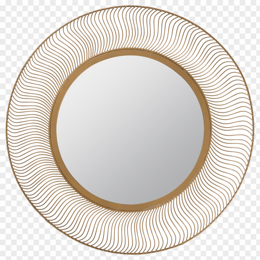 Decorate Round And Plate Mirror Circle Tableware PNG