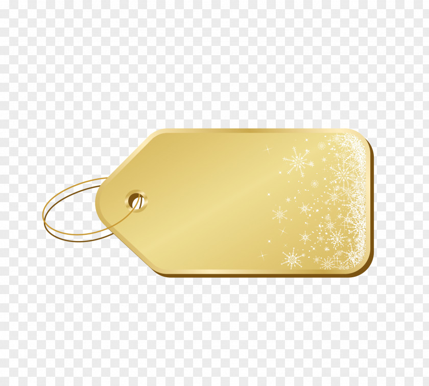 Golden Creative Cartoon Logo Keychain Clip Art PNG