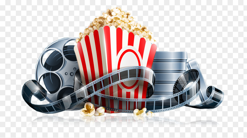 Popcorn Cinema Film Reel Clip Art PNG