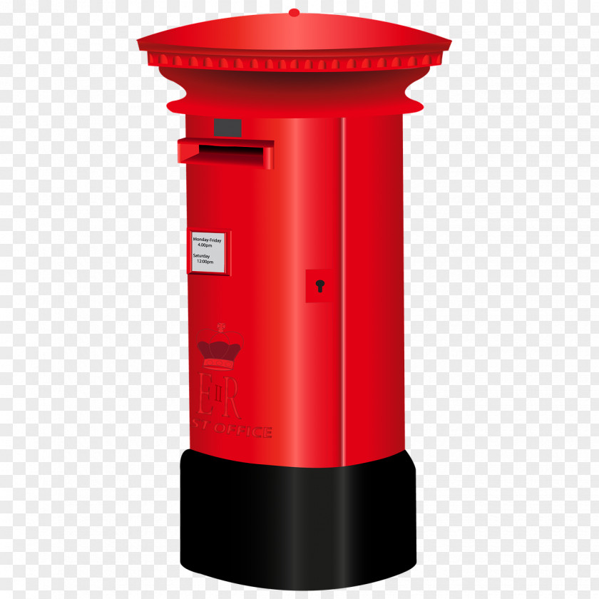 Red Box Letter Email Royal Mail Post Office PNG