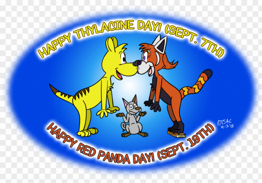 Red Panda Logo Badge Font PNG