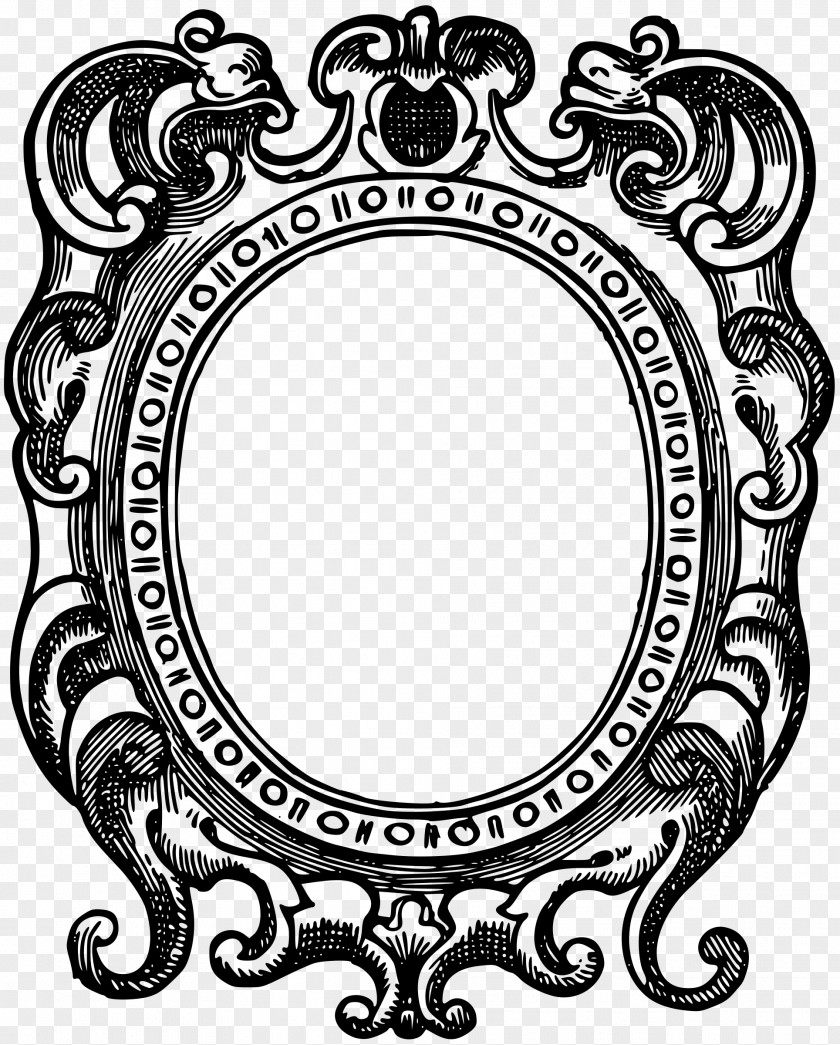 Baroque Vector Picture Frames Borders And Clip Art PNG