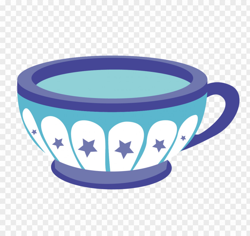 Cartoon Cute Coffee Mugs Swimming Pool Adobe Illustrator PNG