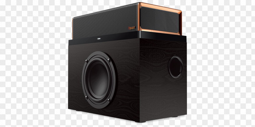 Creative Panels Subwoofer Docking Speaker IROAR Rock Black Computer Speakers Sound Loudspeaker PNG