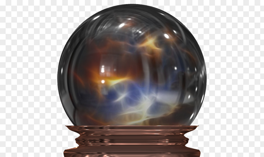 Fortune Crystal Ball Sphere Glass Quartz PNG