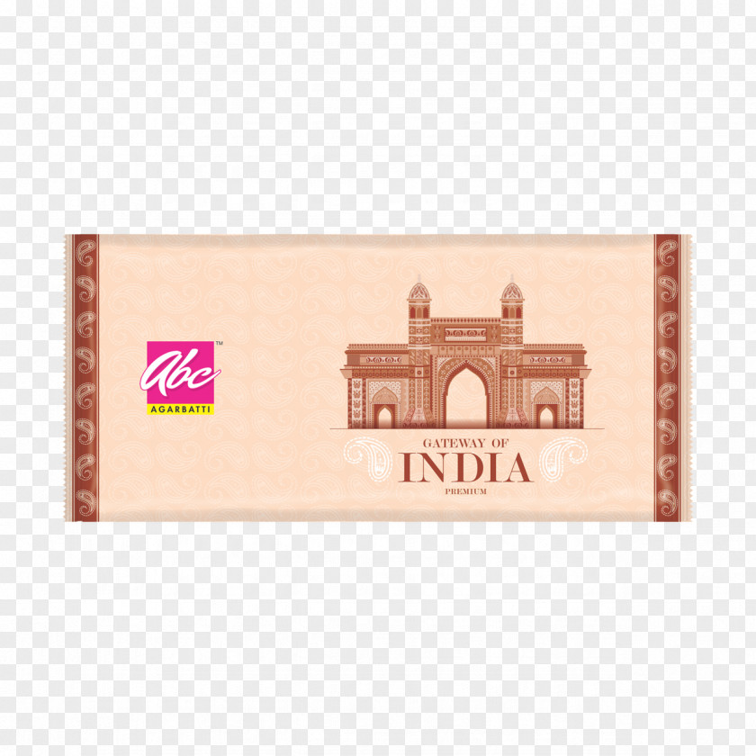Gateway Of India ABC Agarbatti Incense Sandalwood Brand Packaging And Labeling PNG