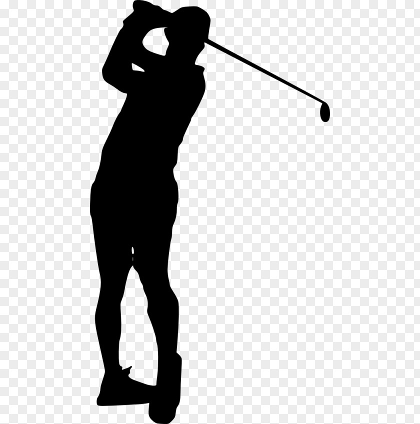 Silhouette Golf Stroke Mechanics Clip Art PNG