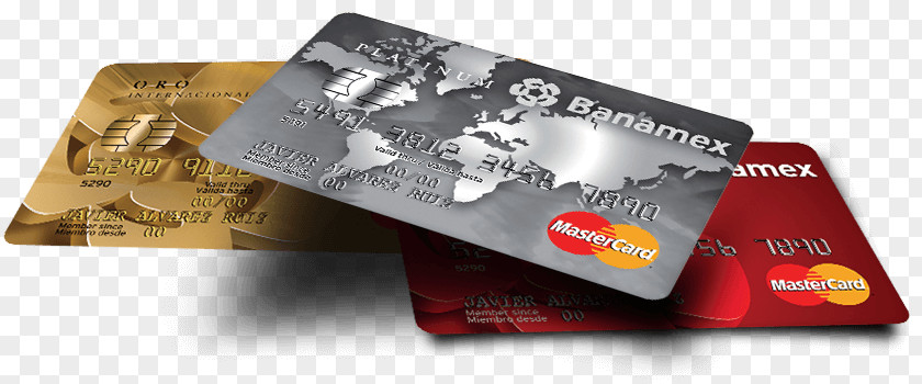 Tarjetas De Credito Credit Card Bank BBVA Bancomer Banamex PNG