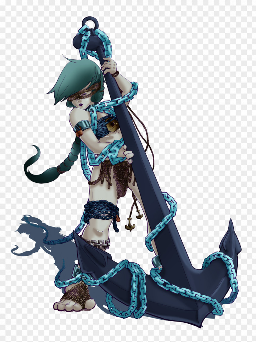 Anchor With Chain Figurine Action & Toy Figures PNG