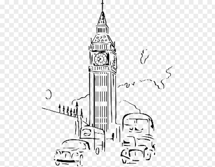 Big Ben Drawing Tower Painting XYZ PNG