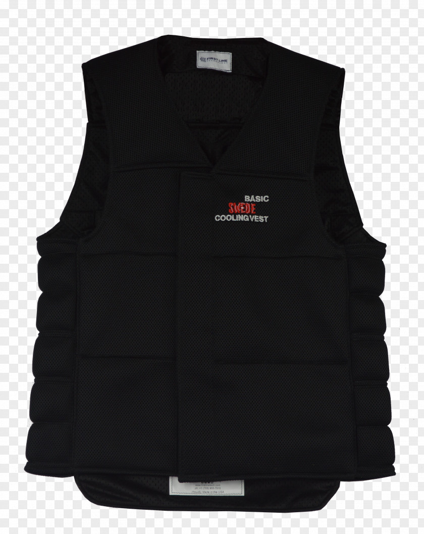 Line Technology Gilets Sleeve Black M PNG