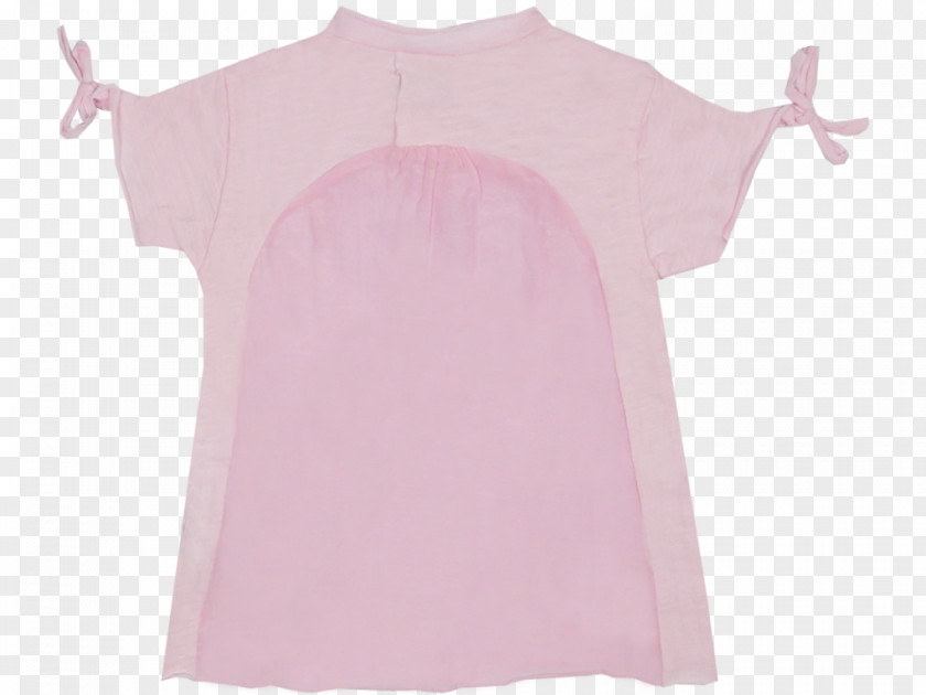 Pink Tshirt T-shirt Shoulder Blouse Sleeve M PNG