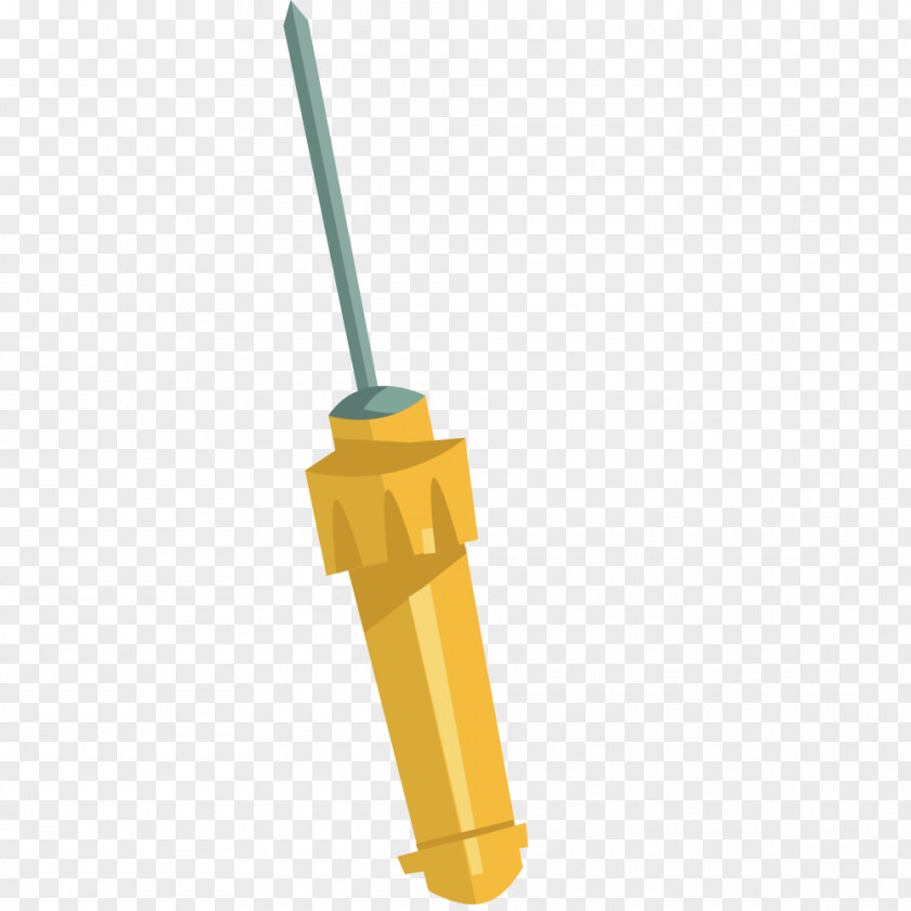 Vector Repair Tools Yellow Screwdriver Tool Euclidean Computer File PNG