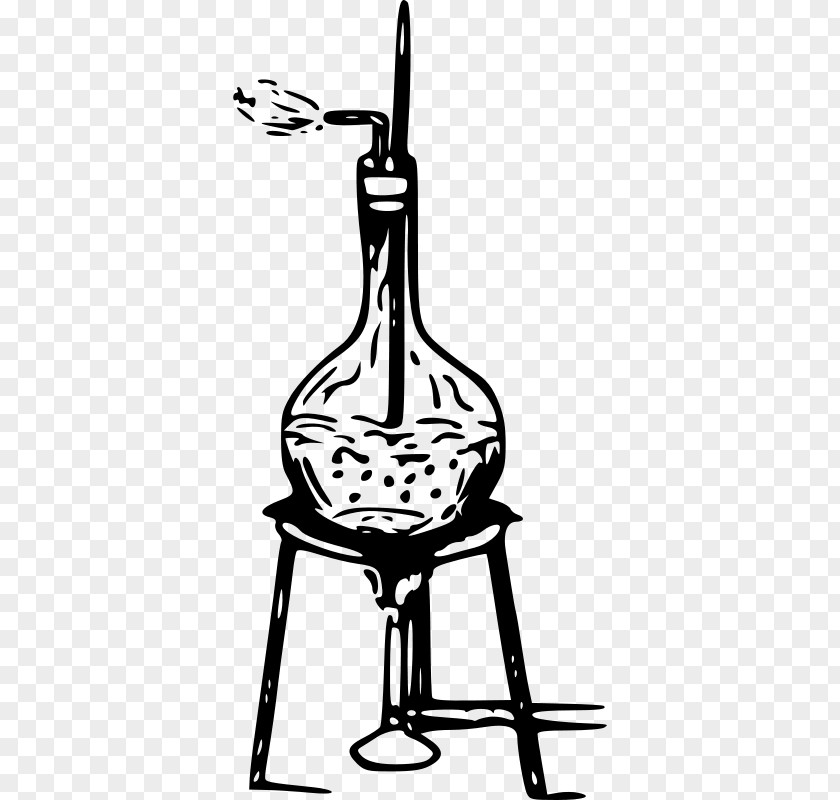 Water Boiling Point Laboratory Flasks Clip Art PNG