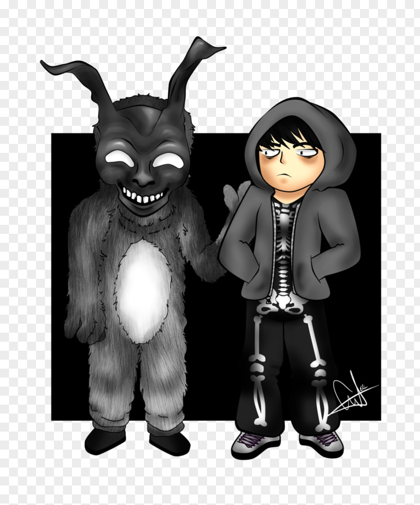 Donnie Darko Figurine Legendary Creature Supernatural Animated Cartoon PNG