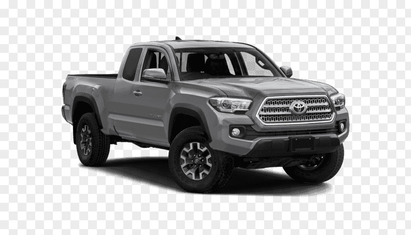 Four-wheel Drive Off-road Vehicles 2018 Toyota Tacoma TRD Sport Pickup Truck V6 Engine PNG