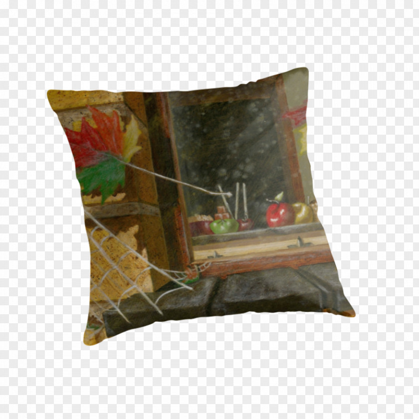 Leaves Hand-painted Throw Pillows Cushion PNG