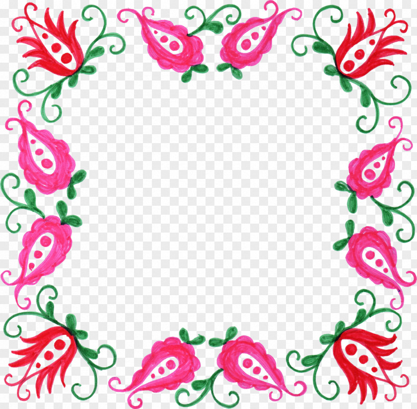 Floral Frame Flower Picture Frames Clip Art PNG