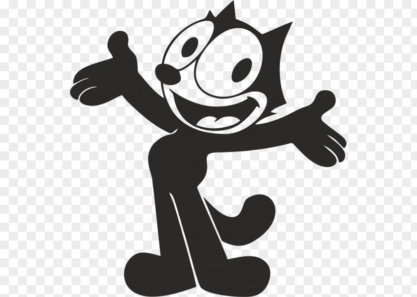 Pig Cartoon Felix The Cat Black Animation PNG