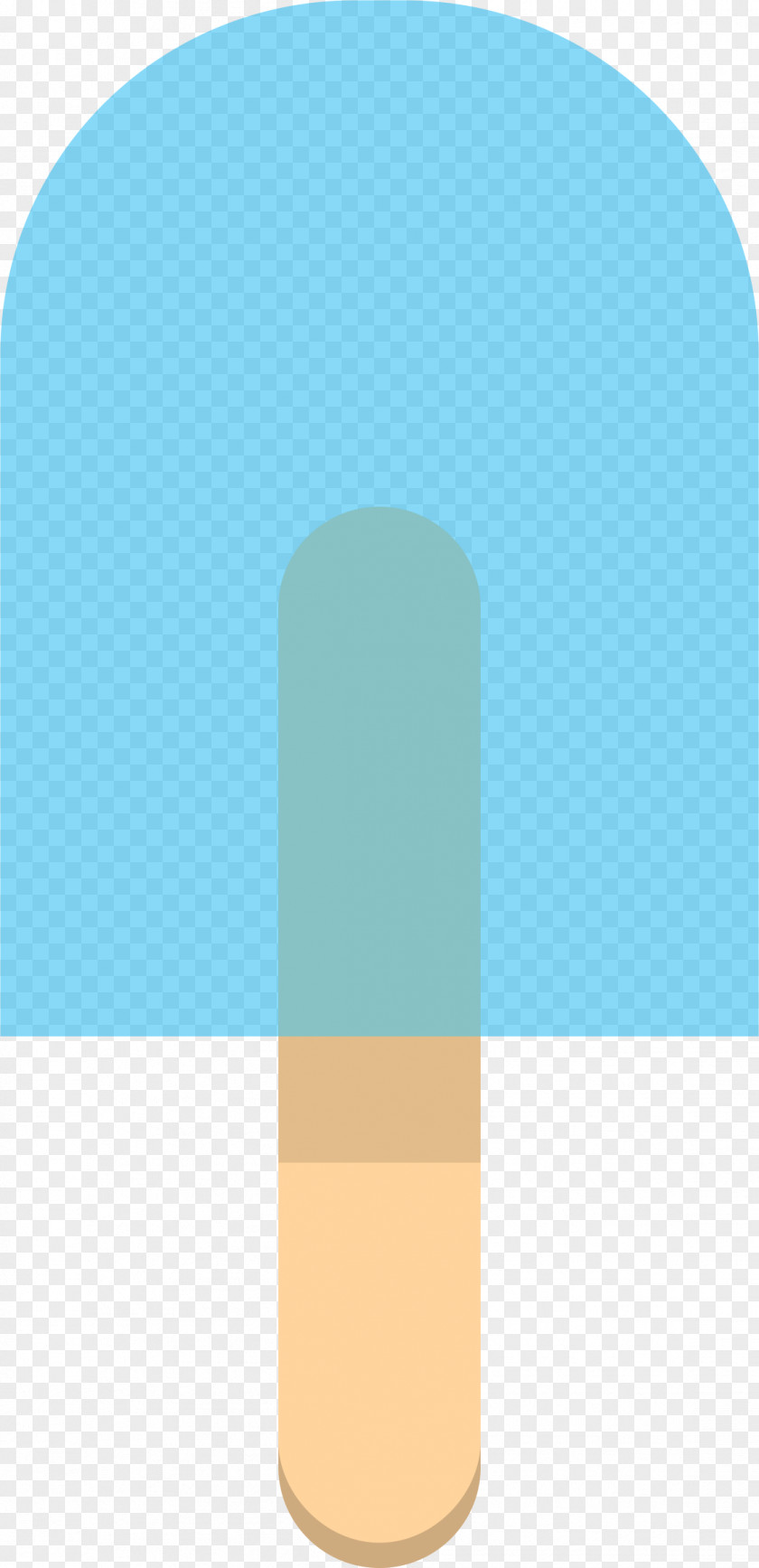 Popsicle Teal Turquoise Rectangle PNG