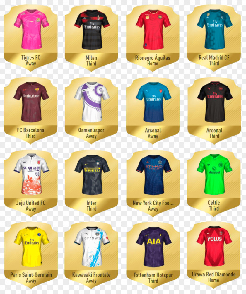 T-shirt FIFA 18 17 Video Game PNG