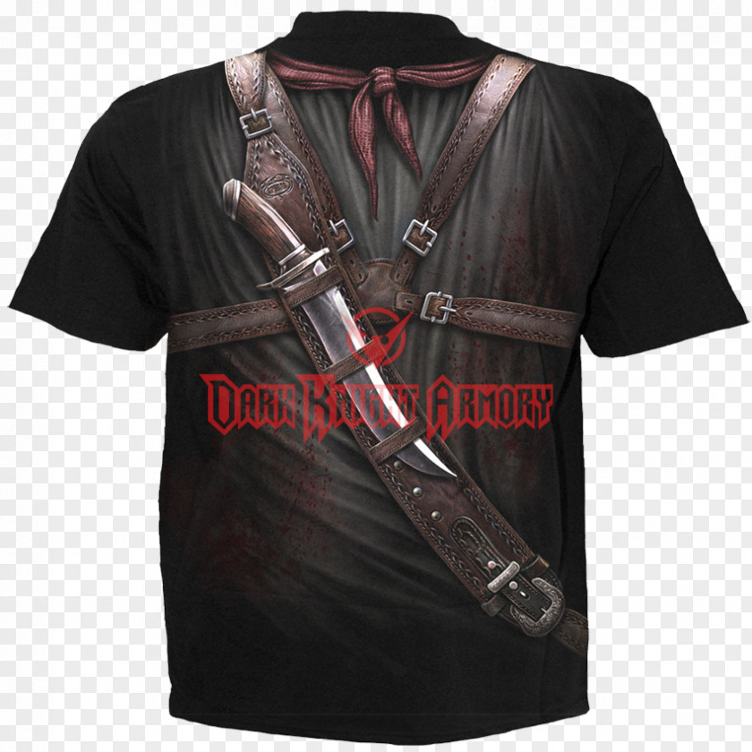 T-shirt Printed Long-sleeved Gun Holsters PNG