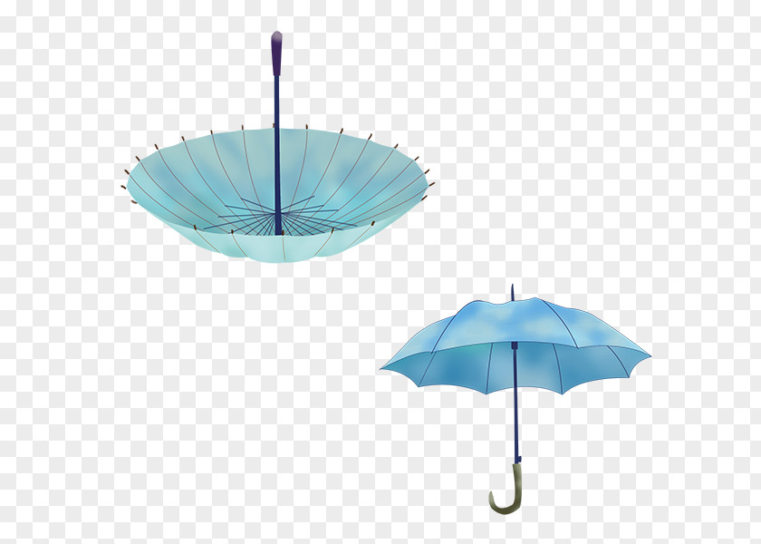 Two Umbrellas Umbrella Blue PNG