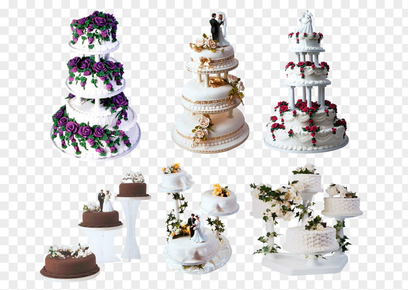 Wedding Cake Torte Decorating Sugar PNG