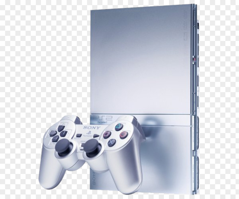 Box Color Sony PlayStation 2 Slim Video Game Consoles PNG